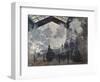 The Gare St-Lazare, 1877-Claude Monet-Framed Giclee Print