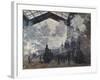 The Gare St-Lazare. 1877-Claude Monet-Framed Giclee Print