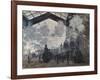 The Gare St-Lazare. 1877-Claude Monet-Framed Giclee Print