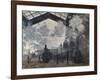 The Gare St-Lazare. 1877-Claude Monet-Framed Premium Giclee Print