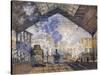 The Gare St-Claude Monet-Stretched Canvas