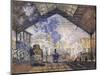 The Gare St-Claude Monet-Mounted Art Print