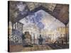 The Gare St-Claude Monet-Stretched Canvas