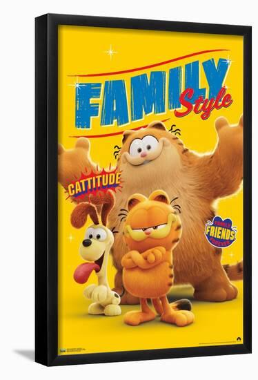 The Garfield Movie - Family Style-Trends International-Framed Poster