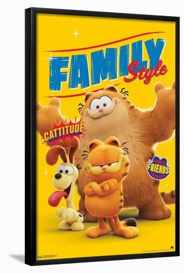 The Garfield Movie - Family Style-Trends International-Framed Poster