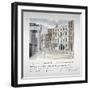 The Garrick's Head Tavern, Bow Street, Westminster, London, 1870-F Herbert-Framed Giclee Print