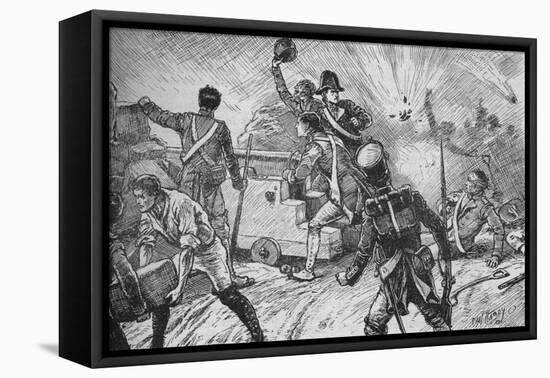 'The Garrison Met The Bombardment Bravely', 1902-Paul Hardy-Framed Stretched Canvas