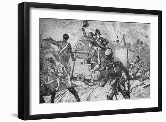 'The Garrison Met The Bombardment Bravely', 1902-Paul Hardy-Framed Giclee Print