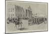 The Garrison of Kimberley, Parade of Kimberley Rifles before Colonel Kekewich-Frederic De Haenen-Mounted Giclee Print