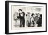 The Garyon and His Phrase Book, the Paris Exhibition, France-null-Framed Giclee Print