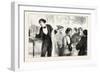 The Garyon and His Phrase Book, the Paris Exhibition, France-null-Framed Giclee Print