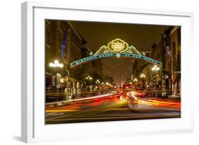 The Gaslamp Quarter in Downtown San Diego, Ca-Andrew Shoemaker-Framed Photographic Print