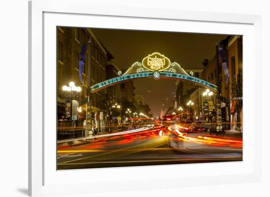 The Gaslamp Quarter in Downtown San Diego, Ca-Andrew Shoemaker-Framed Photographic Print