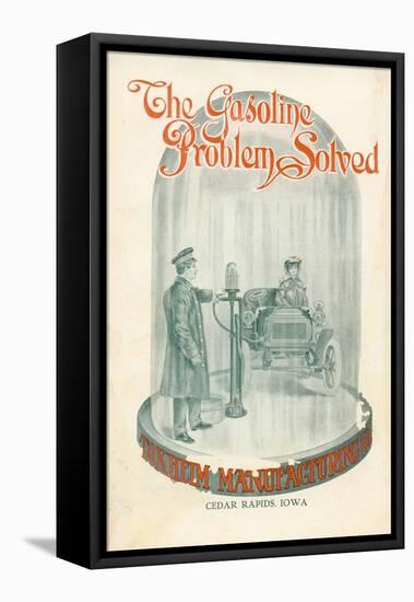 The Gasoline Problem Solved', Advertisement for Tokheim Manufactoring Company, C.1920-null-Framed Stretched Canvas