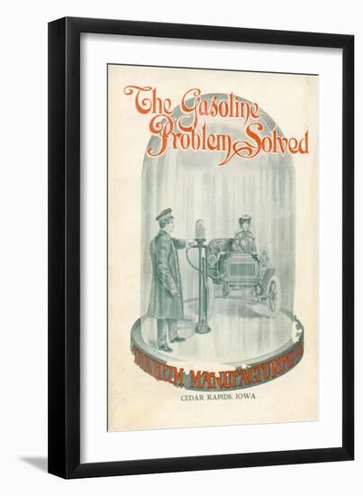 The Gasoline Problem Solved', Advertisement for Tokheim Manufactoring Company, C.1920-null-Framed Giclee Print