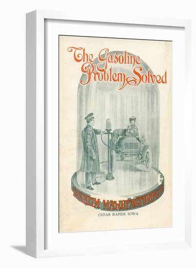 The Gasoline Problem Solved', Advertisement for Tokheim Manufactoring Company, C.1920-null-Framed Giclee Print