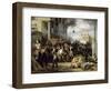 The Gate at Clichy During the Defence of Paris, 30th March 1814, 1820-Horace Vernet-Framed Giclee Print