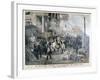 The Gate at Clichy During the Defence of Paris, 30th March 1814-Horace Vernet-Framed Giclee Print