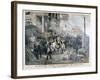 The Gate at Clichy During the Defence of Paris, 30th March 1814-Horace Vernet-Framed Giclee Print