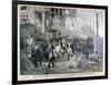 The Gate at Clichy During the Defence of Paris, 30th March 1814-Horace Vernet-Framed Giclee Print