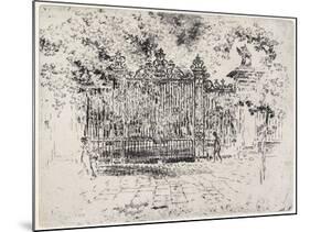 The Gate, Grey's Inn, C. 1903-1906-Joseph Pennell-Mounted Giclee Print