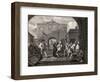 The Gate of Calais, or O the Roast Beef of Old England, from 'The Works of William Hogarth',…-William Hogarth-Framed Giclee Print