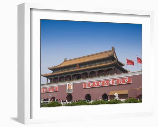 The Gate of Heavenly Peace, Forbidden City, Beijing, China, Asia-Richard Maschmeyer-Framed Photographic Print