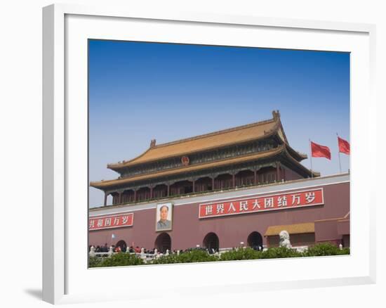 The Gate of Heavenly Peace, Forbidden City, Beijing, China, Asia-Richard Maschmeyer-Framed Photographic Print