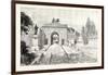 The Gate of Herculaneum and Street of Tomes Pompeii-null-Framed Giclee Print
