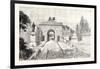 The Gate of Herculaneum and Street of Tomes Pompeii-null-Framed Giclee Print