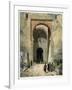 The Gate of Justice, Entrance to the Alhambra, Granada, 1853-Leon Auguste Asselineau-Framed Giclee Print