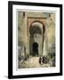 The Gate of Justice, Entrance to the Alhambra, Granada, 1853-Leon Auguste Asselineau-Framed Giclee Print