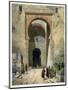 The Gate of Justice, Entrance to the Alhambra, Granada, 1853-Leon Auguste Asselineau-Mounted Giclee Print