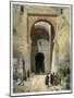 The Gate of Justice, Entrance to the Alhambra, Granada, 1853-Leon Auguste Asselineau-Mounted Giclee Print