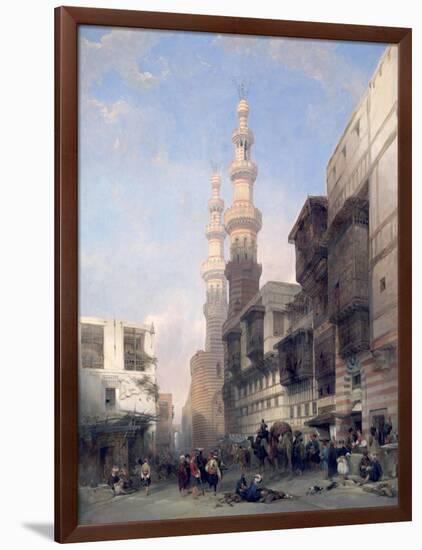 The Gate of Metawalea, 1843-David Roberts-Framed Giclee Print