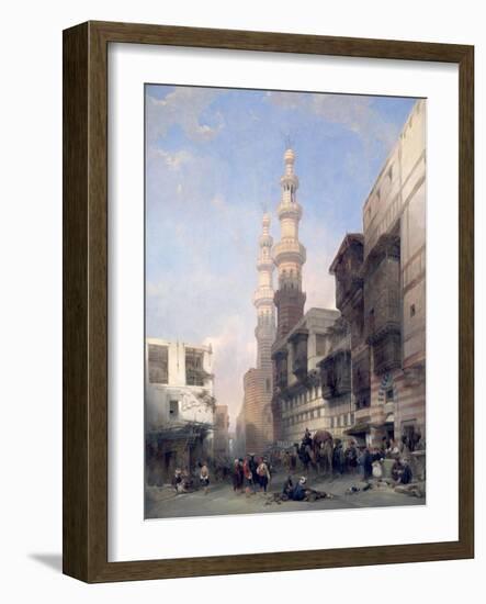 The Gate of Metawalea, 1843-David Roberts-Framed Giclee Print