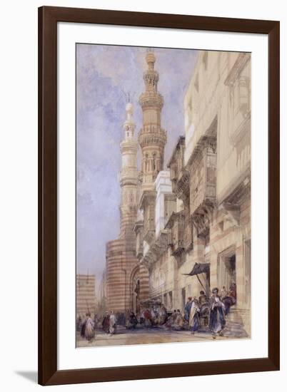 The Gate of Metwaley, Cairo, 1838-David Roberts-Framed Premium Giclee Print