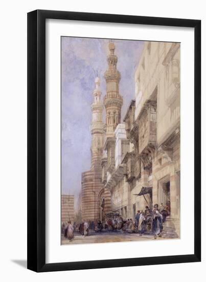 The Gate of Metwaley, Cairo, 1838-David Roberts-Framed Premium Giclee Print