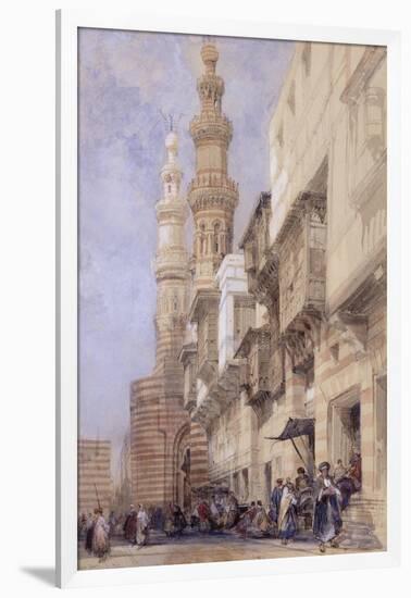 The Gate of Metwaley, Cairo, 1838-David Roberts-Framed Giclee Print