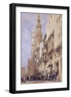 The Gate of Metwaley, Cairo, 1838-David Roberts-Framed Giclee Print