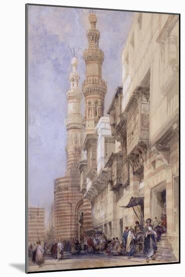 The Gate of Metwaley, Cairo, 1838-David Roberts-Mounted Giclee Print