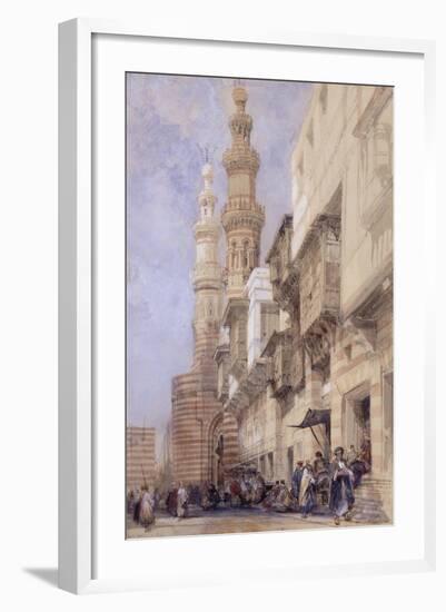 The Gate of Metwaley, Cairo, 1838-David Roberts-Framed Giclee Print