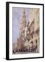 The Gate of Metwaley, Cairo, 1838-David Roberts-Framed Giclee Print