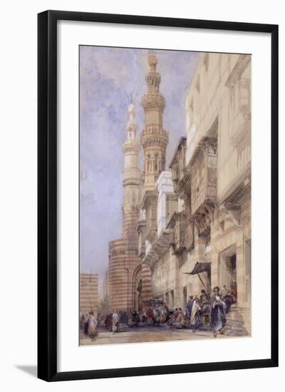 The Gate of Metwaley, Cairo, 1838-David Roberts-Framed Giclee Print