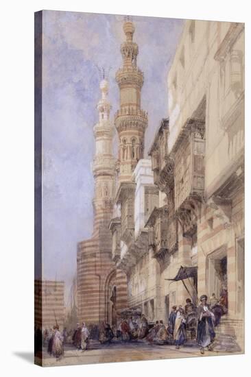 The Gate of Metwaley, Cairo, 1838-David Roberts-Stretched Canvas