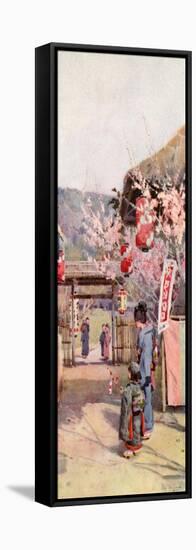 The Gate of the Plum Garden-Ella Du Cane-Framed Stretched Canvas