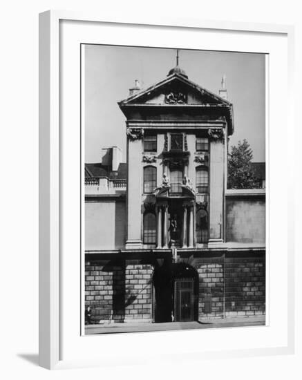 The Gatehouse of St. Bartholomew's Hospital Smithfield London-null-Framed Photographic Print