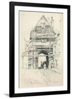 The Gatehouse Rochester, 1925-Sir Leslie Matthew Ward-Framed Giclee Print