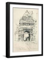 The Gatehouse Rochester, 1925-Sir Leslie Matthew Ward-Framed Giclee Print