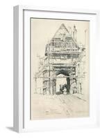 The Gatehouse Rochester, 1925-Sir Leslie Matthew Ward-Framed Giclee Print